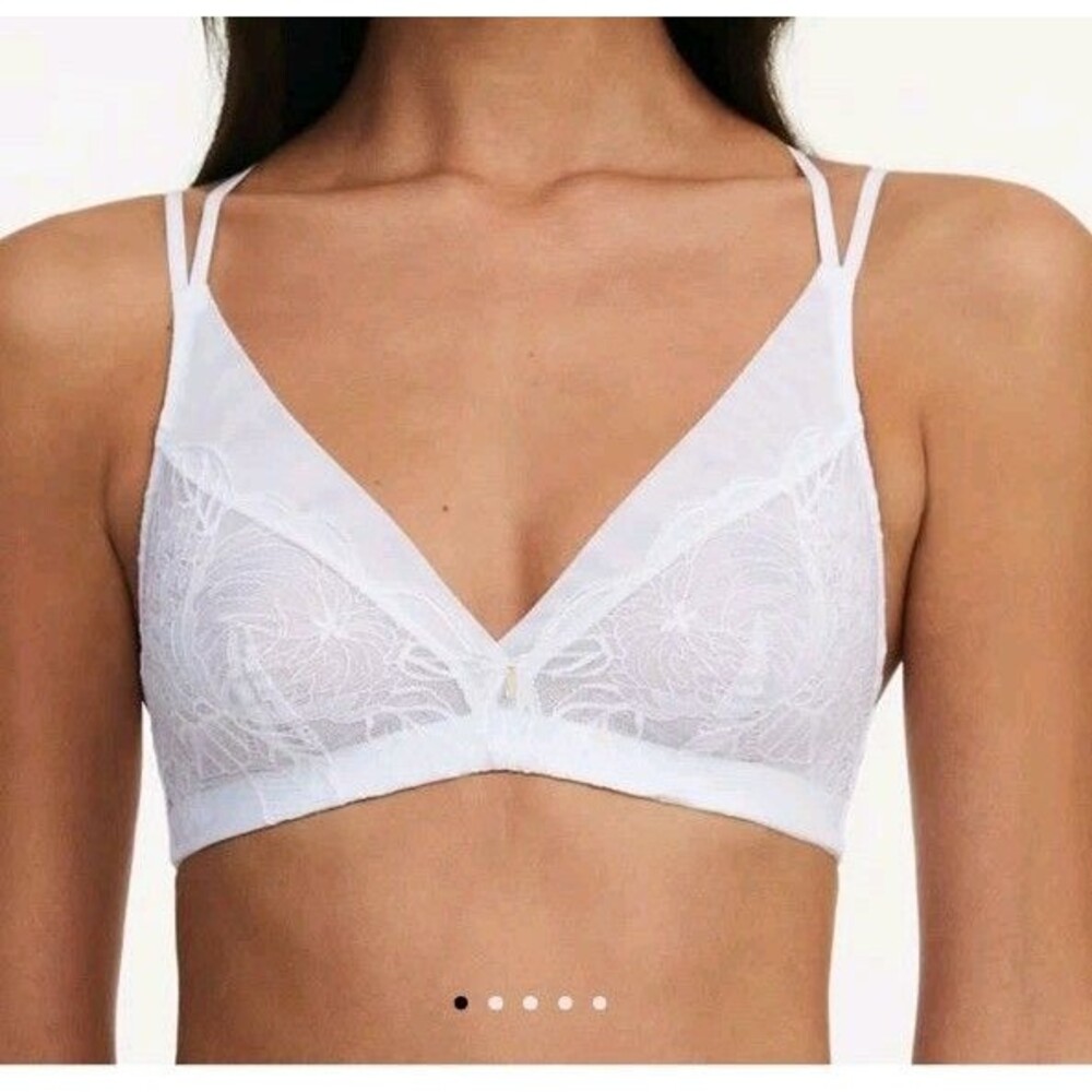 Chantelle White Lace Bra